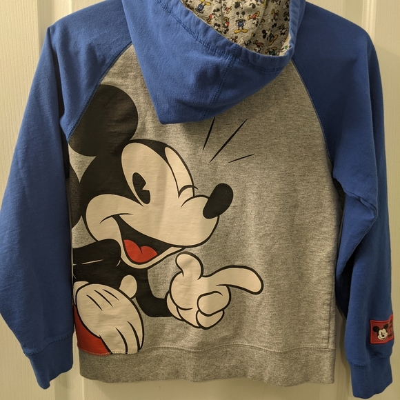 Disney Parks Mickey Mouse Zipper Hoodie - Picture 3 of 5